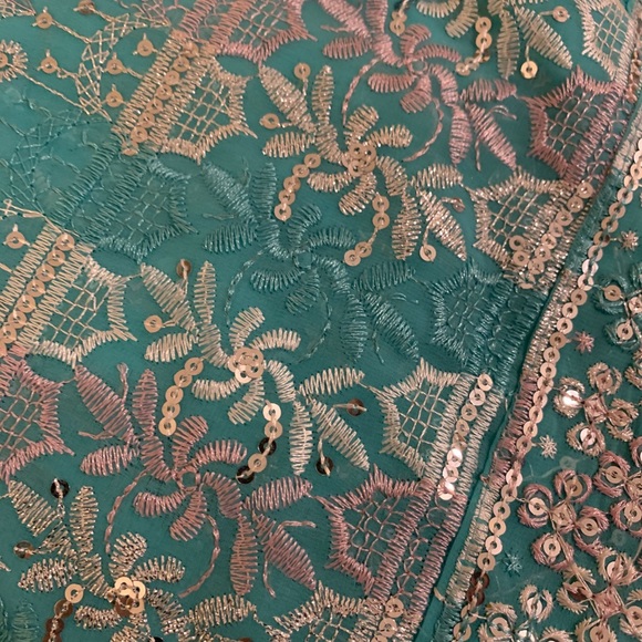 Indian Sari 3 piece set - Picture 8 of 13